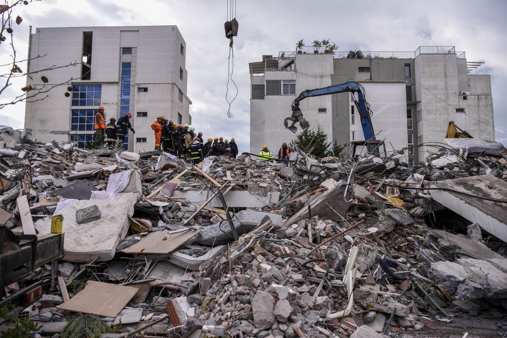 40 Dead As Families Pulled From Albania Earthquake Rubble   Afp Albania Earthquake 000 1MN2R7 20191128 