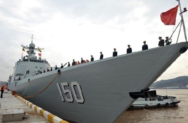 WARSHIP. In this file photo, guided missile destroyer Chang Chun is ready to depart from a naval port in Zhoushan, Zhejiang on March 24, 2014. File photo from Chinese National Defense Ministry website   