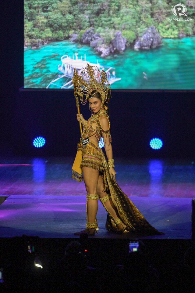 WARRIOR. Sandra Lemonon shows her fierce personality in Edwin Uy's creation. 