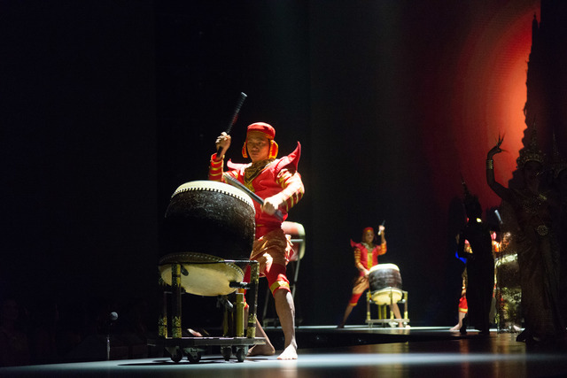 OPENING NUMBER. Performers on stage during the opening of the Miss Universe pageant in Bangkok, Thailand. Photo from the Miss Universe Organization 