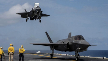 Jet tempur F35 B dapat digunakan di Izumo dalam waktu dekat.  USN