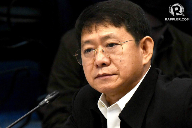 NEW THREAT. Interior and Local Government Secretary Eduardo Año at the Senate inquiry on lowering the age of criminal responsibility, January 25, 2019. File photo by Angie de Silva/Rappler 