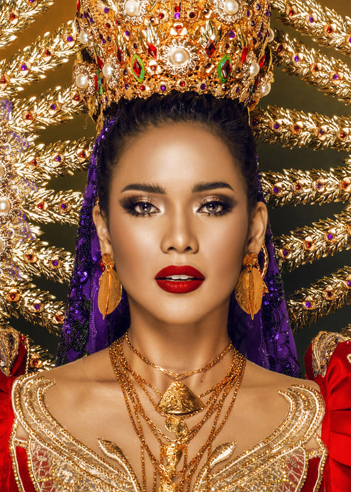 LOOK: Leren Bautista's Maranao princess national costume for Miss Globe ...