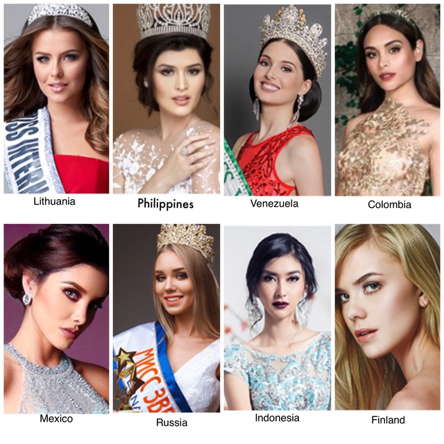 MISS INTERNATIONAL POTENTIAL. Mariel de Leon aims for a back-to-back, but any of these ladies may also become the winner. Photos from Miss International website 