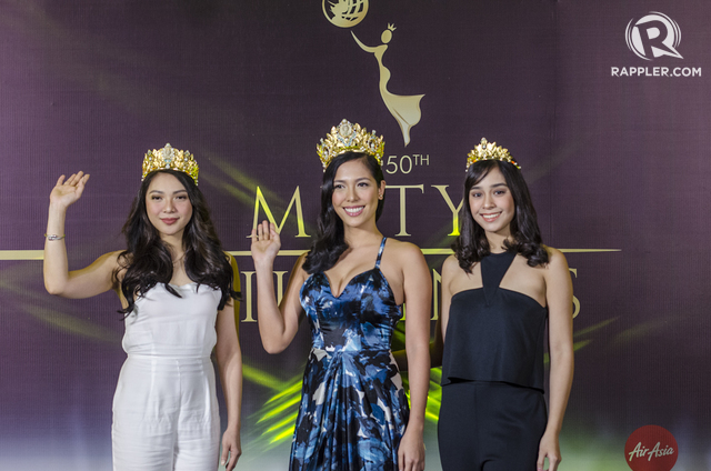 NEW CROWNS. The reigning titleholders wearing the news crowns designed by Hoseki. 