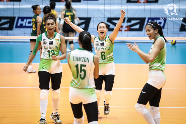 Dlsu Lady Spikers Turn Down Feus Late Spark In 5 Set Thriller