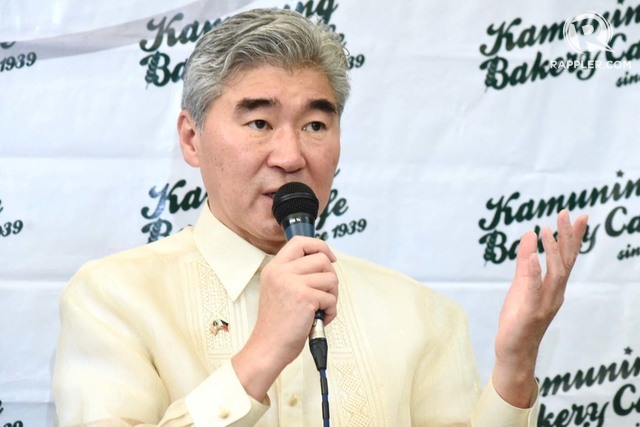 SECURITY CONCERNS. U.S. Ambassador to the Philippines Sung Kim responds to reporters'Â€Â™ questions at the Pandesal Forum in Quezon City. Photo by Angie de Silva/Rappler  