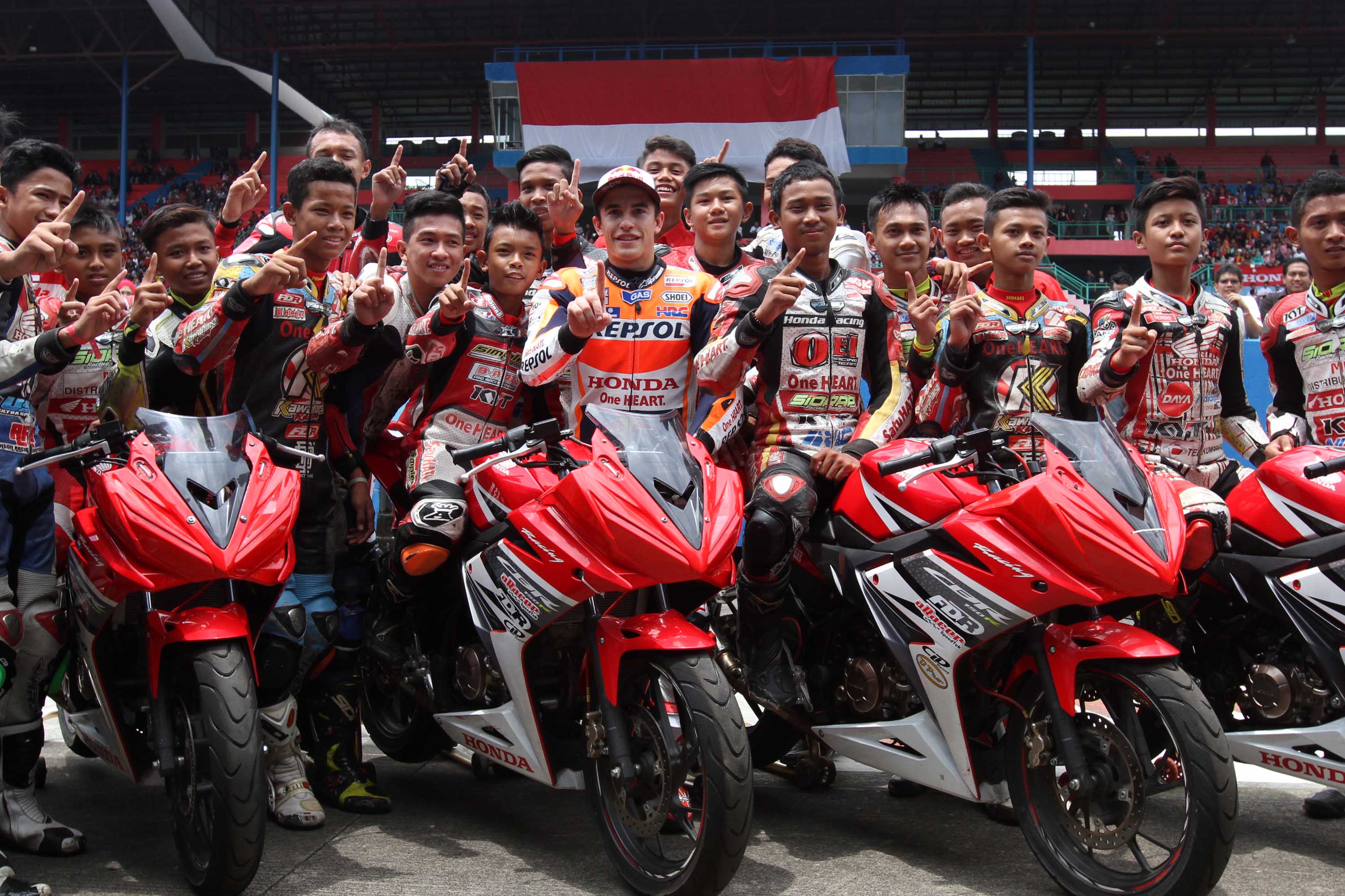 FOTO Marc Marquez Jajal Motor Baru Di Sirkuit Sentul