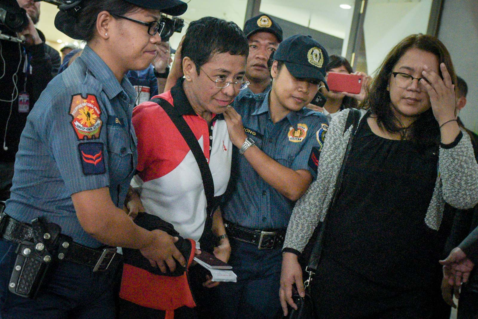 Maria Ressa Arrested At NAIA Over Anti-Dummy Law