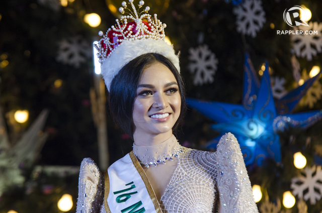 Miss International 2016 Kylie Verzosa during her homecoming parade in Cubao. Photo by Rob Reyes/Rappler 