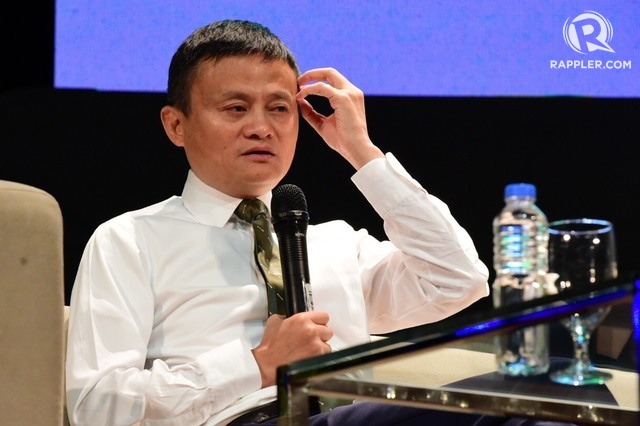 LOADING. Alibaba Group founder Jack Ma weighs in on a number of topics, including Philippine internet, in a forum at De Le Salle University on October 25, 2017. Photo by Alecs Ongcal/Rappler 