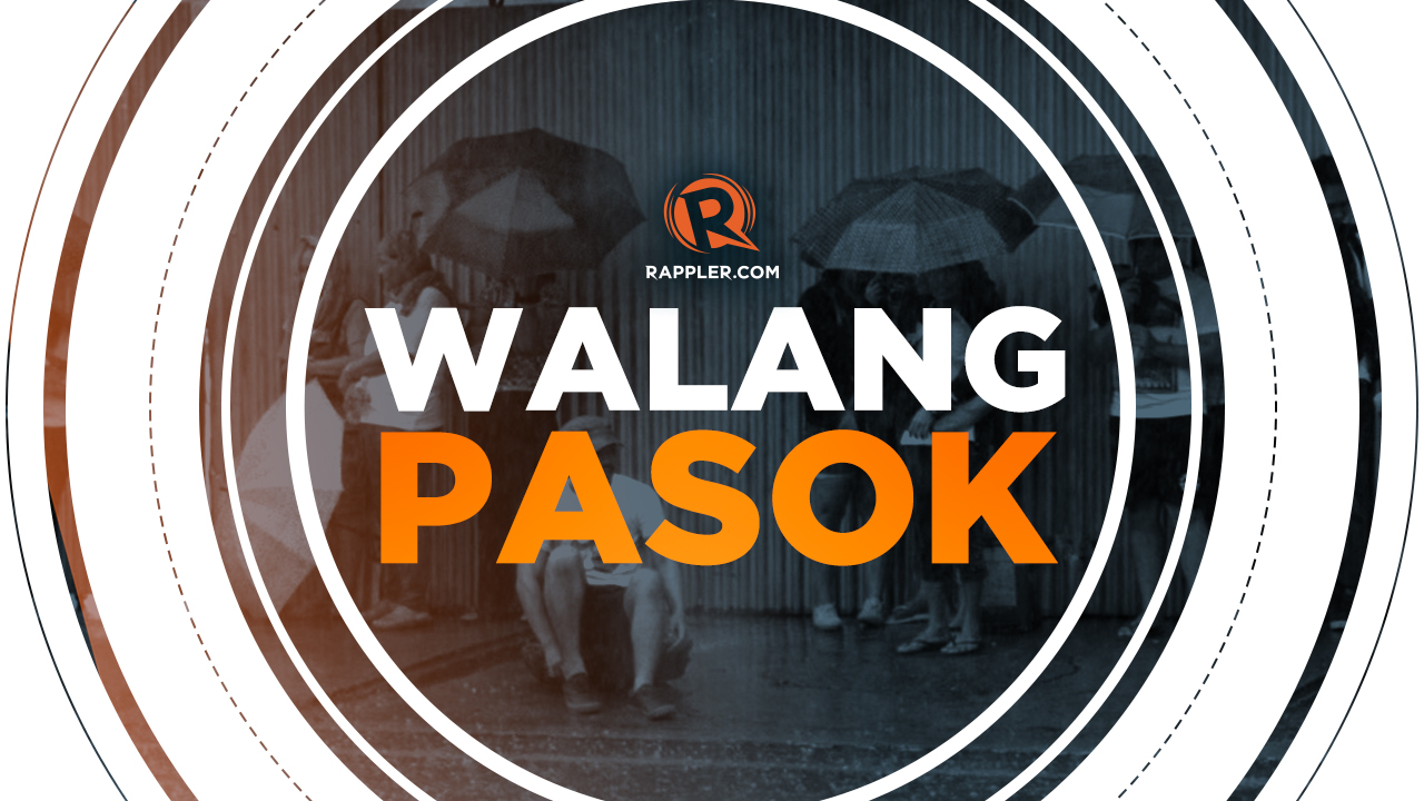 #WalangPasok: Class Suspensions, Tuesday, December 3, 2019