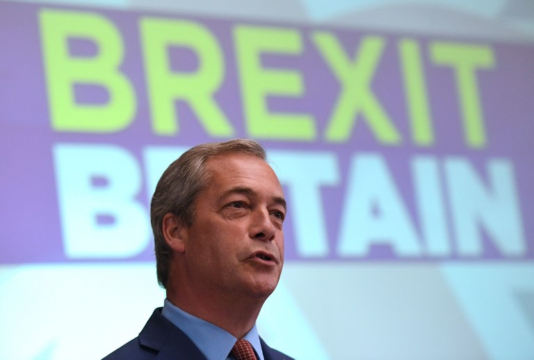 Brexit figurehead Farage returns to fight PM's plan