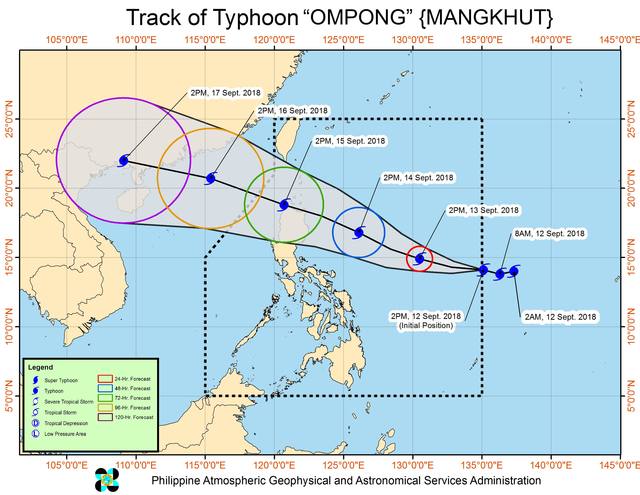 Will Typhoon Ompong be the same as Super Typhoon Lawin?