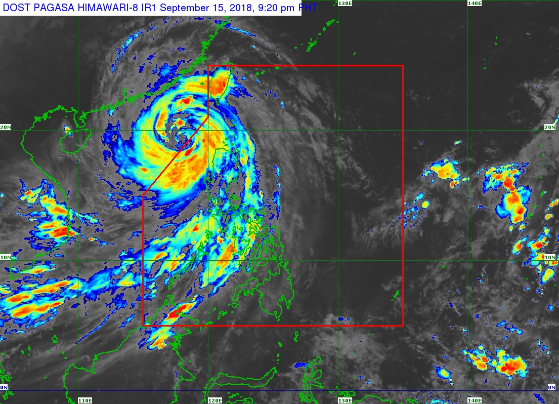 Typhoon Ompong out of PAR, but still enhancing monsoon