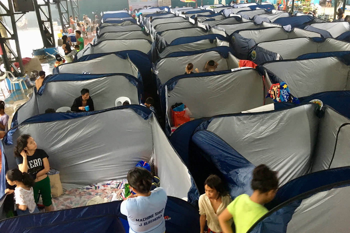 LOOK: How Marikina shelters evacuees
