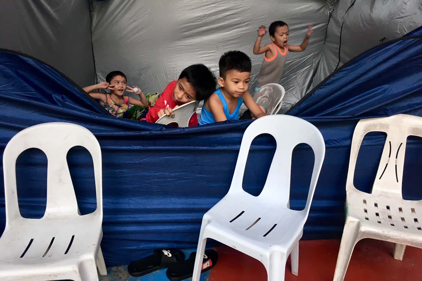 LOOK How Marikina shelters evacuees